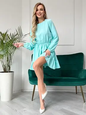 Плаття ISSA PLUS 13848 L блакитний, фото 1