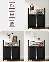 Корзина для белья Leobert Costway 92 л с 2 полками в стиле Loft lamp