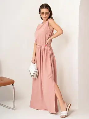 Плаття ISSA PLUS 14063 XXL рожевий, фото 3