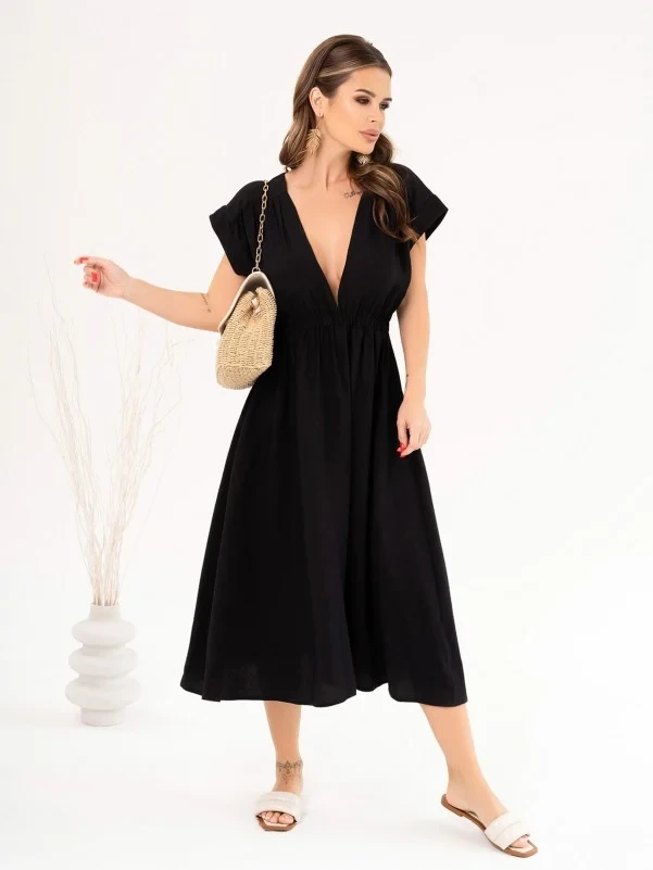 Плаття ISSA PLUS 14078 S чорний