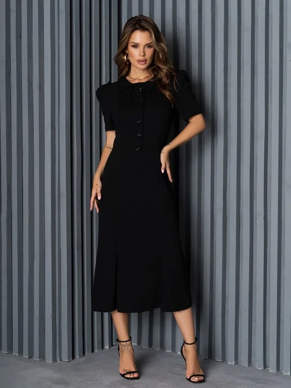 Плаття ISSA PLUS 14152 L чорний