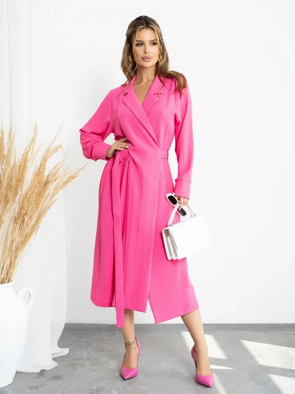 Плаття ISSA PLUS 14210 S малинове