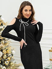 Плаття ISSA PLUS 14388 L чорний, фото 5