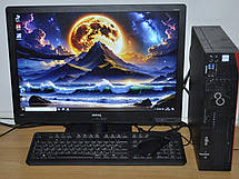 Б/в ПК+Монітор Fujitsu D757 E90 SFF| i5-6500| 8GB RAM| 120GB SSD+320GB HDD| HD 530+Б-клас BenQ BL2201PT 22" 1680x1050, фото 6