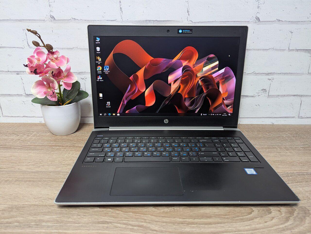 Б/в Ноутбук Б-клас HP ProBook 450 G5 15.6" 1920x1080| Core i5-8250U| 16 GB RAM| 256 GB SSD + 500 GB HDD| UHD 620