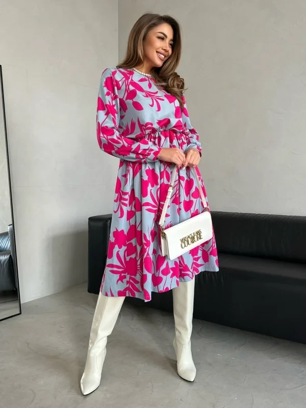 Плаття ISSA PLUS 14464 S сірий