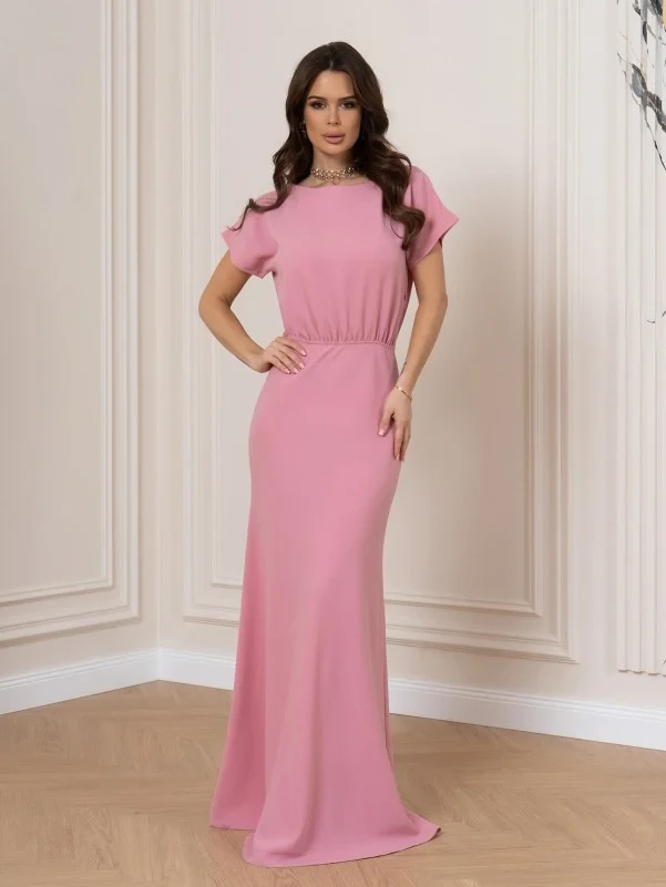 Плаття ISSA PLUS 14553 S рожевий