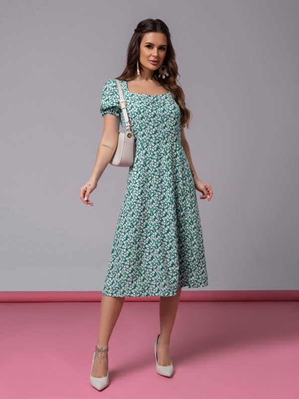 Плаття ISSA PLUS SA-521 S зелений