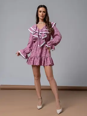 Плаття ISSA PLUS 14590 S рожевий, фото 1