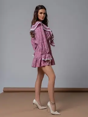 Плаття ISSA PLUS 14590 S рожевий, фото 2