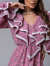 Плаття ISSA PLUS 14590 S рожевий, фото 4