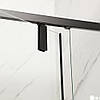 Душова кабіна без піддону Mixxus Premium BEVEL SC01-100x80x195-TR Black прозоре скло 6мм (MI6870), фото 7