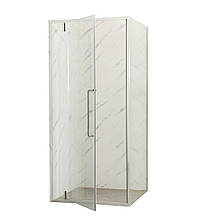 Душова кабіна без піддону Mixxus Premium BEVEL SC01-90x90x195-TR Chrome прозоре скло 6мм (MI6863), фото 4