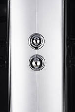 Бокс душовий з гідромасажем Mixxus STRONG SBH02-90x90x215-GR SATIN низький піддон (MI6891), фото 5