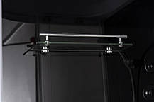 Бокс душовий без гідромасажу Mixxus STRONG SB01-90x90x215-GR SATIN з високим піддоном (MI6885), фото 4