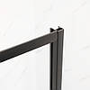 Двері в нішу Mixxus Premium DIVERSE SD01-100x185-TR Black прозоре скло 5мм (MI6876), фото 10