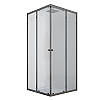Душова кабіна з низьким піддоном Mixxus CUBIC SCT01-90x90x195-TR GRAPHITE прозоре скло 4мм (MI6905), фото 8