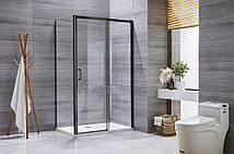 Душова кабіна без піддону Mixxus Premium DIVERSE SC03-100x80x195-TR Black прозоре скло 6мм (MI6866), фото 6