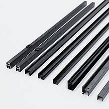 Душова кабіна без піддону Mixxus Premium BEVEL SC01-90x90x195-TR Black прозоре скло 6мм (MI6864), фото 3