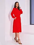 Плаття ISSA PLUS 15010 3XL червоний, фото 2