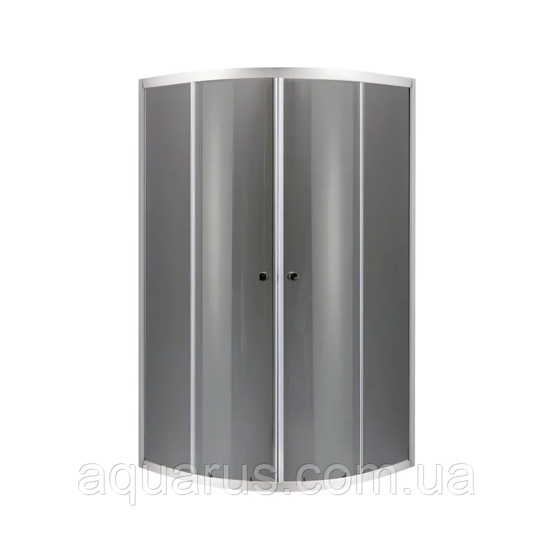 Душова кабіна без піддону Mixxus PLAIN SC01-90x90x185-GR CHROME сіре тоноване скло 4мм (MI6900)