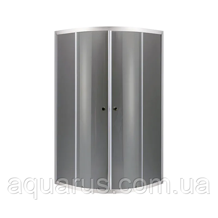 Душова кабіна без піддону Mixxus PLAIN SC01-90x90x185-GR CHROME сіре тоноване скло 4мм (MI6900), фото 1
