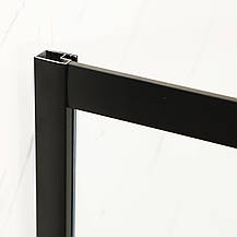 Душова кабіна без піддону Mixxus Premium DIVERSE SC02-90x90x195-TR Black прозоре скло 5мм (MI6862), фото 5