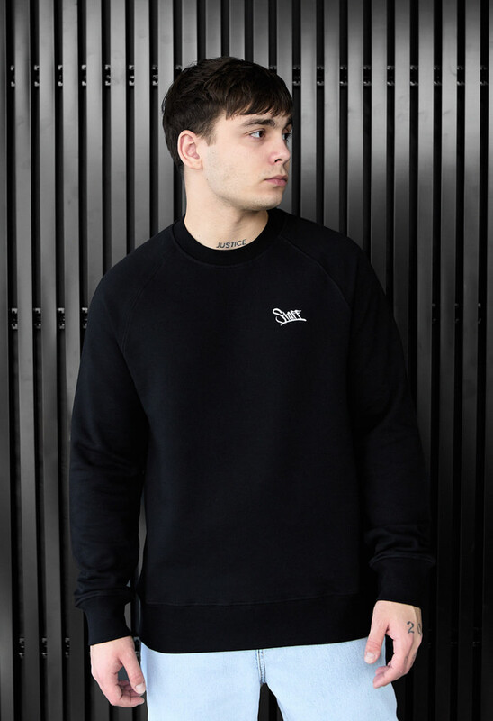 Світшот чорного кольору Staff black logo