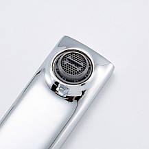 Змішувач для умивальника FRAP F1088, литий вилив, латунь, хром, фото 3