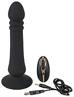 Анальний вібратор трастер Black Velvets Anal Thruster AIW Or2624, фото 3