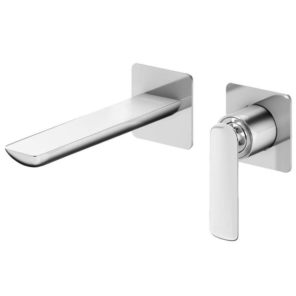 Змішувач для умивальника одноважільний настінного монтажу KOHLMAN Experience хром латунь QW180E, фото 1