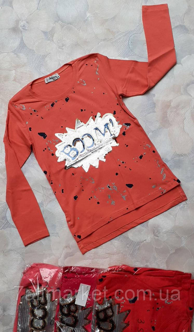 Реглан підлітковий стильний з принтом на дівчинку 9-12 років (4кв) "TREND KIDS" недорого від прямого постачальника