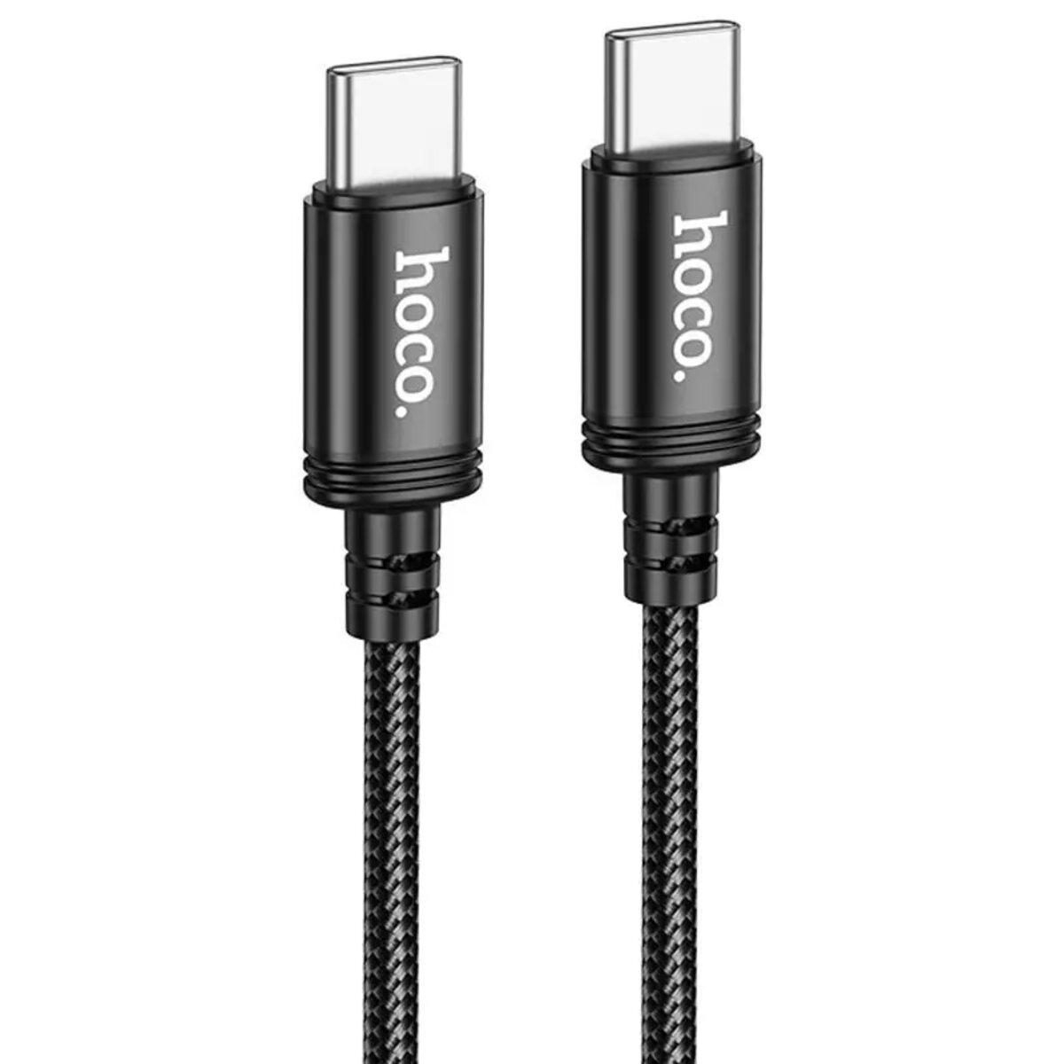 Кабель HOCO X89 Wind 60W charging data cable Type-C to Type-C(unpackaged) Black