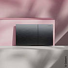 Кнопка зливу для інсталяції GEBERIT подвійна матована графіт 178453 115.622.QD.1, фото 3