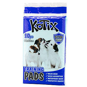 Пелюшки для собак KOTIX Premium  60x60 см  10 шт.