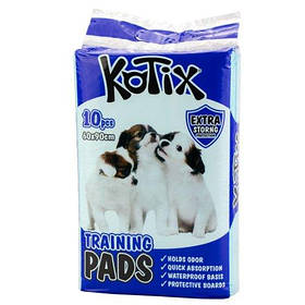 Пелюшки для собак KOTIX Premium 60x90 см 10 шт.