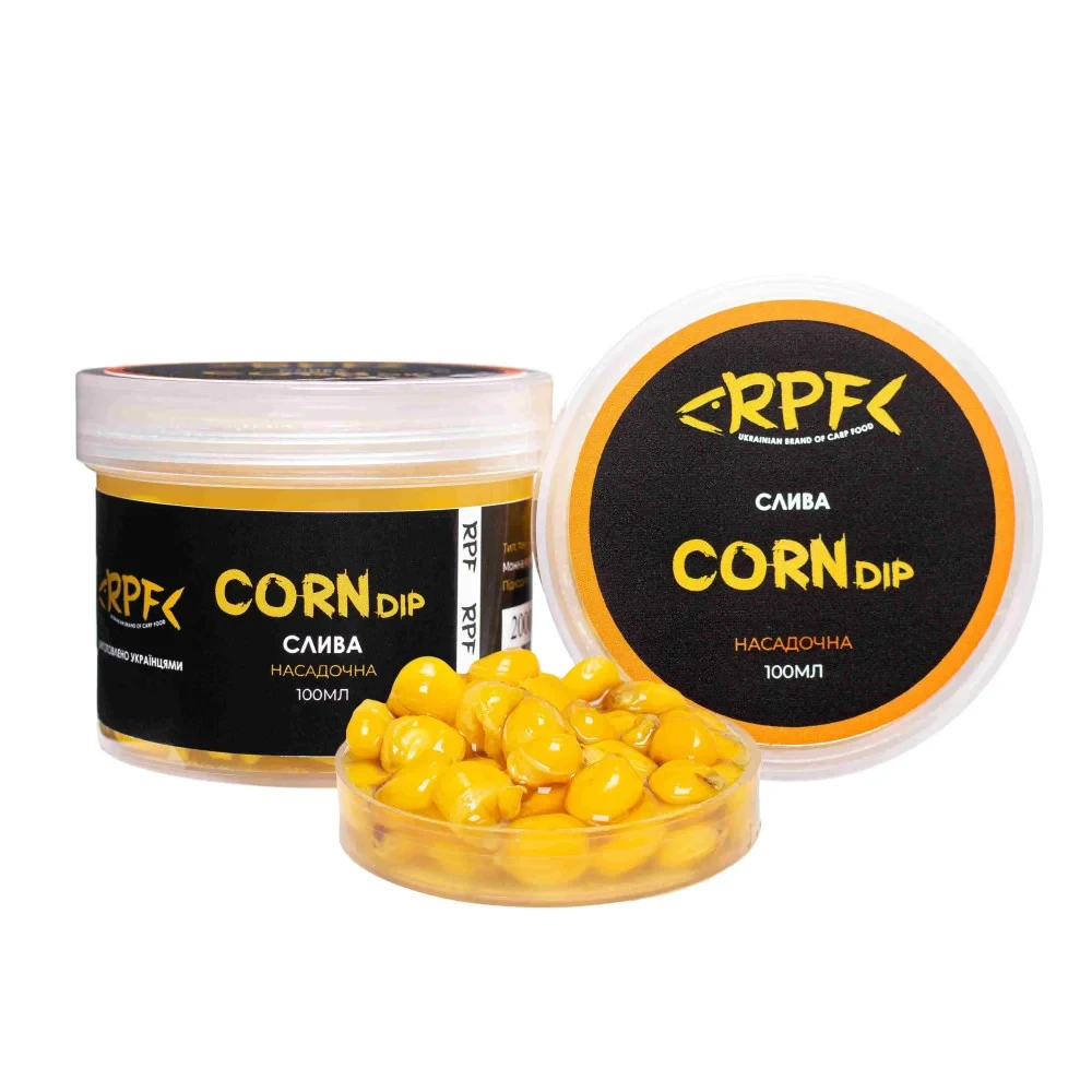 🇺🇦 CORNdip Насадочна варена кукурудза 100мл , смак Слива (готова) 🇺🇦