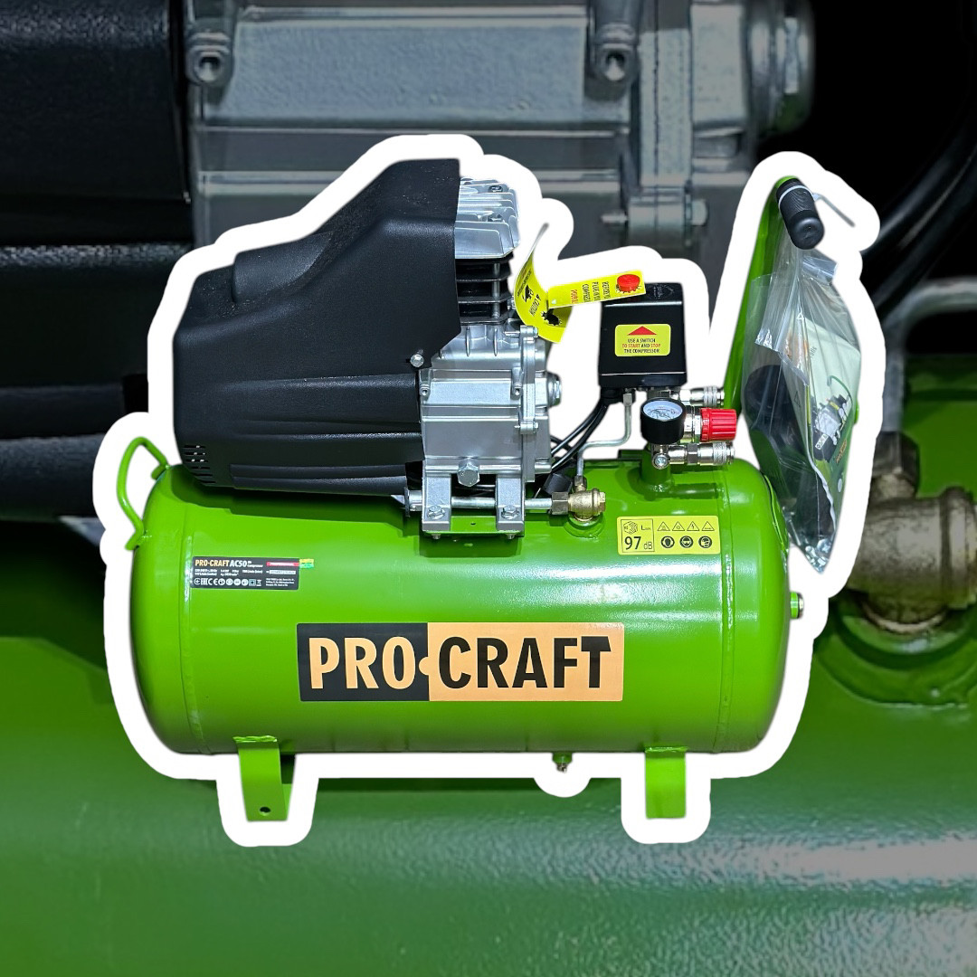 Повітряний компресор Procraft AC50 Universal 50л 1 циліндр