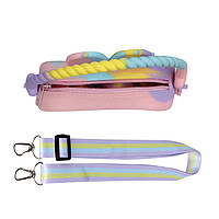 Al Дитяча сумка AG-028 Кролик через плече на одне відділення з ремінцем силіконова Rainbow