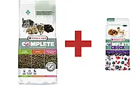 Versele-Laga complete cavia 8кг + Versele-Laga Crock Berry кавиа корм для морских свинок корм для грызунов