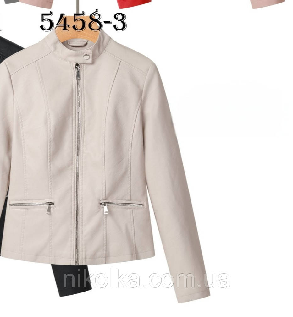 Куртка шкірзам жіноча оптом, Glo-story, S-2XL рр., арт. WPY-5458-3