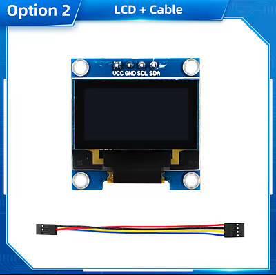 OLED дисплей 0,96 дюйма" I2C (синій) 128х64 з кабелем