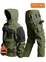 Тактичний костюм на флісовій підкладці (водонепроникний, вітронепродувний)