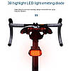 Велоліхтар задній MY-2106-38LED акумулятор. Li-ion, ЗУ Type-C, Waterproof, фото 6