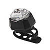 Ліхтар велосипедний універсальний AQ-009-2LED білий, 2хCR2032, Waterproof, фото 3