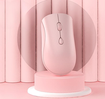 Миша комп'ютерна M1 2.4Ghz бездротова акумуляторна (рожева)