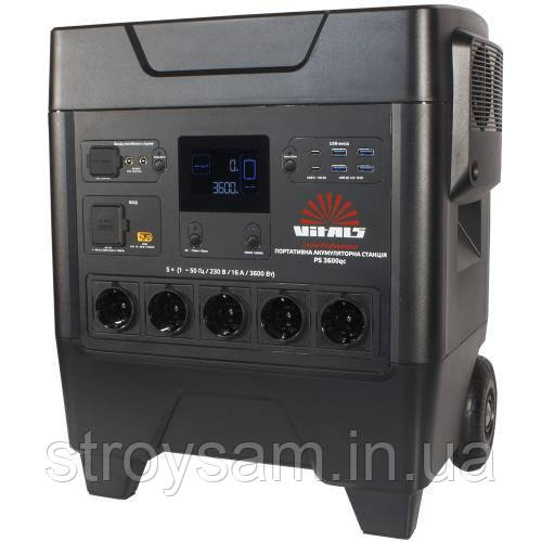 Портативна акумуляторна станція Vitals Professional PS 3600qc