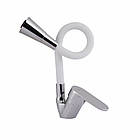 Змішувач для кухні Lidz Tani 008F3 з гнучким виливом (k40) LDTAN008F3WCR37037 White / Chrome, фото 4