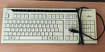 Фірмова клавіатура б/у Fujitsu-Siemens Keyboard KB520 White USB