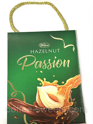 Шоколадні цукерки Vobro Hazelnut Passion 182 г у сумочці, фото 3